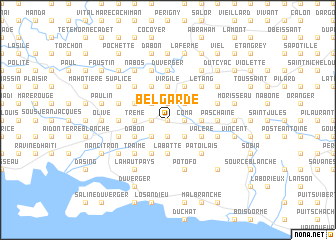 map of Belgarde