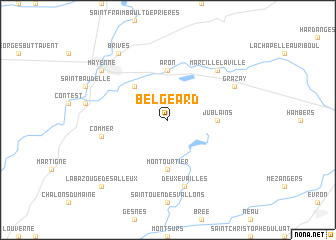 map of Belgeard