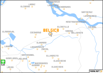 map of Bélgica