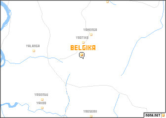 map of Belgika