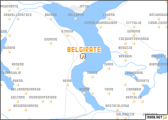 map of Belgirate