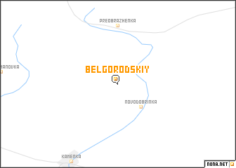 map of Belgorodskiy