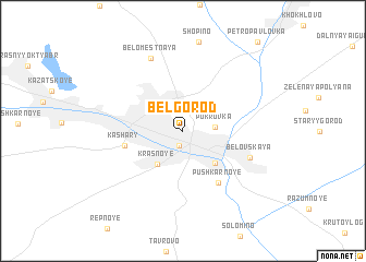 map of Belgorod