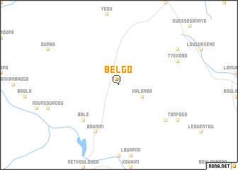 map of Bèlgo