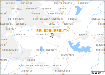 map of Belgrave South