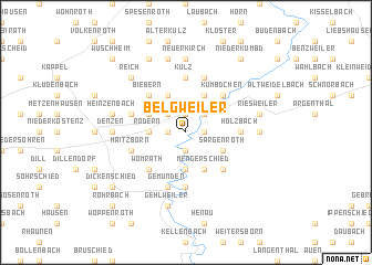 map of Belgweiler