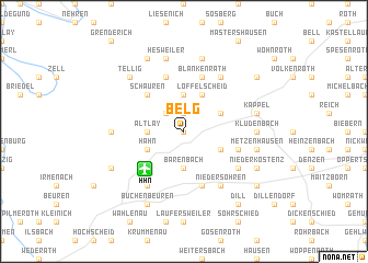 map of Belg