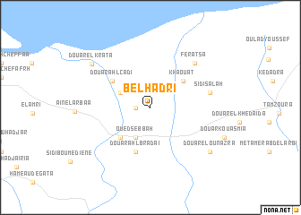 map of Bel Hadri