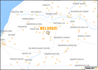 map of Bel Hadri
