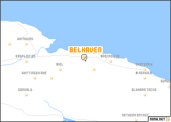 map of Belhaven