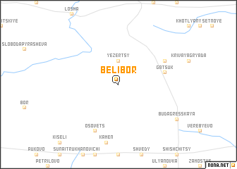 map of Belibor