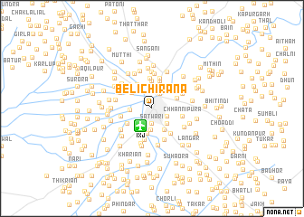 map of Belīchirāna