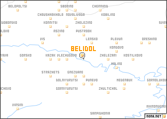 map of Beli Dol