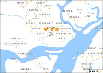 map of Beliege