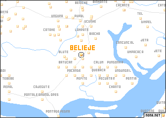 map of Belieje