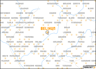 map of Belihun