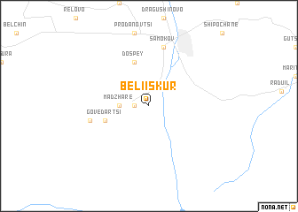 map of Beli Iskŭr