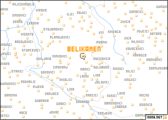 map of BeliKamen