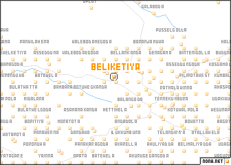 map of Beliketiya