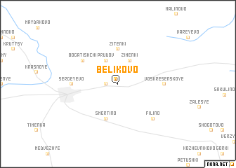 map of Belikovo