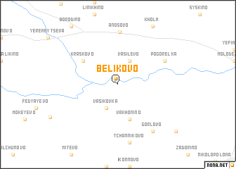 map of Belikovo