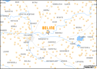 map of Belinë