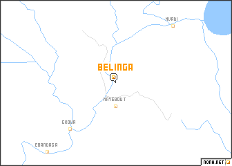 map of Bélinga