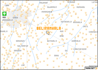 map of Beli Rāmwāla