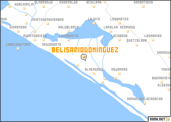 map of Belisario Domínguez