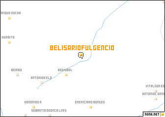 map of Belisário Fulgêncio