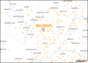 map of Beliševo