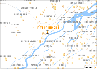 map of Beli Shimāli