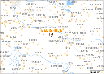 map of Belishovë