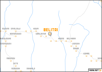 map of Bélita I