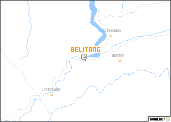 map of Belitang