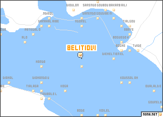 map of Béli Tiovi