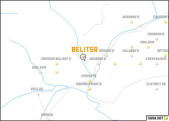map of Belitsa