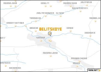 map of Belitskoye