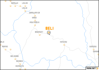 map of Béli