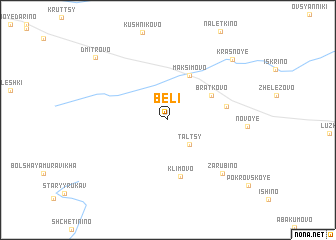 map of Beli