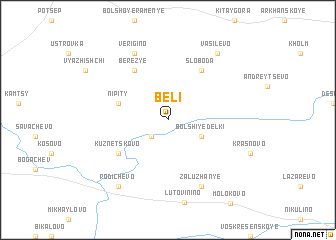 map of Beli