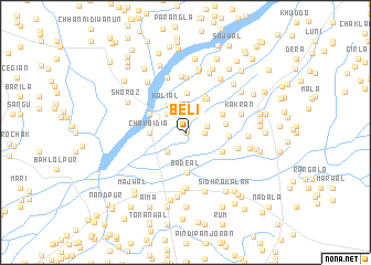 map of Beli