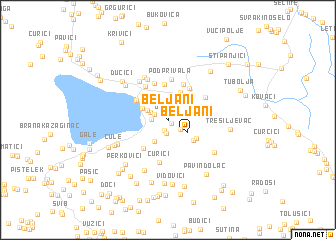 map of Beljani