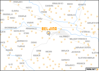 map of Beljina