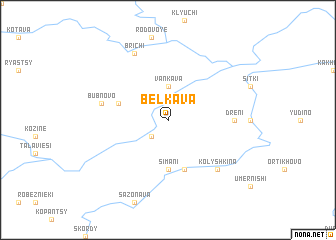 map of Bel\