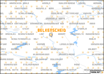 map of Belkenscheid