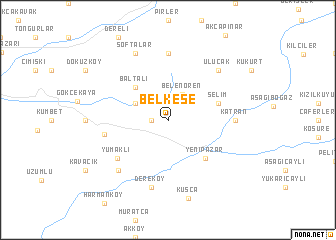 map of Belkese