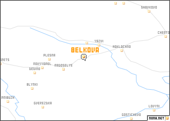 map of Bel\