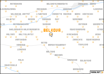 map of Bel\