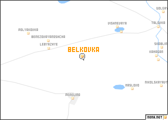 map of (( Bel\